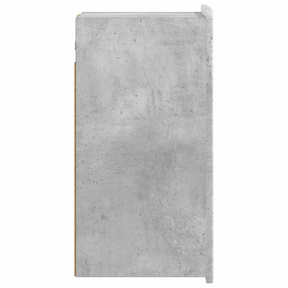 vidaXL Bathroom Wall Cabinet ZWOLLE Concrete Grey 30 x 31 x 63 cm