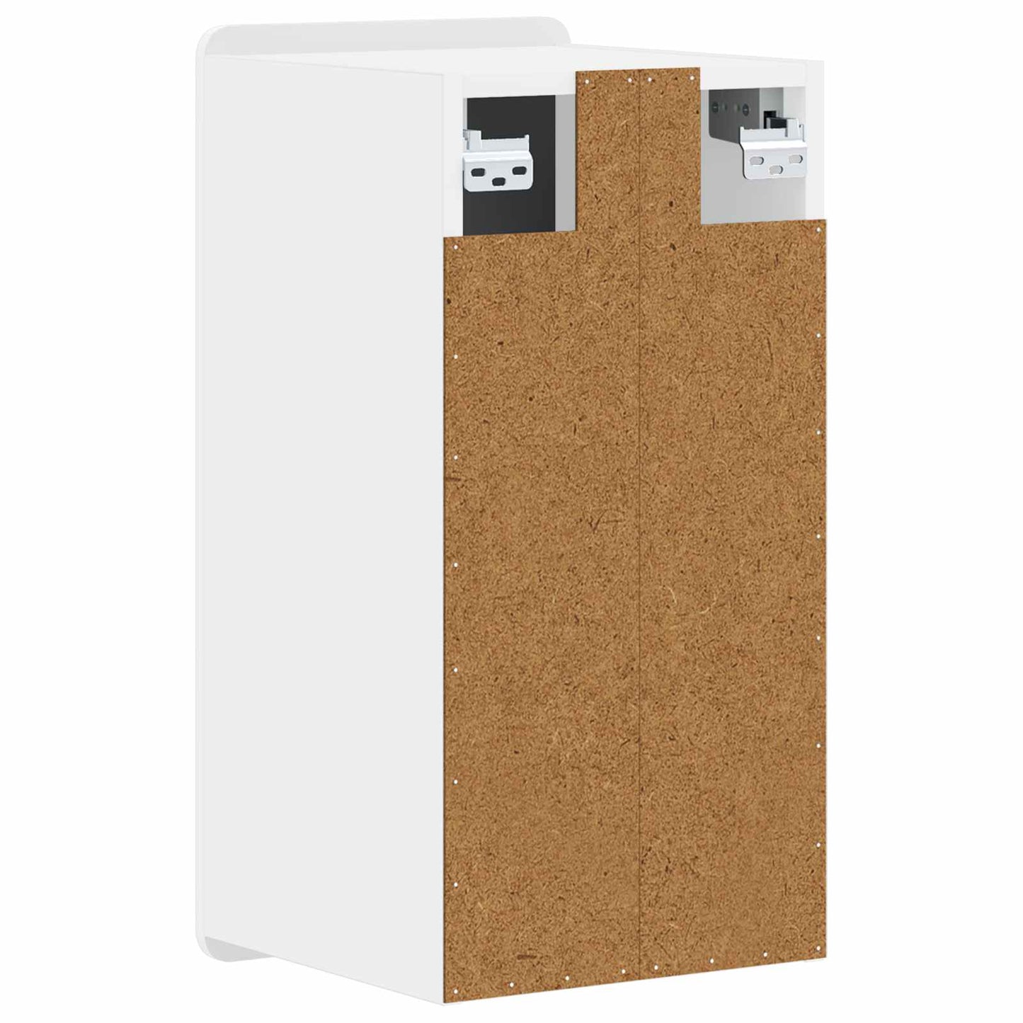 vidaXL Bathroom Wall Cabinet ZWOLLE High Gloss White 30 x 31 x 63 cm