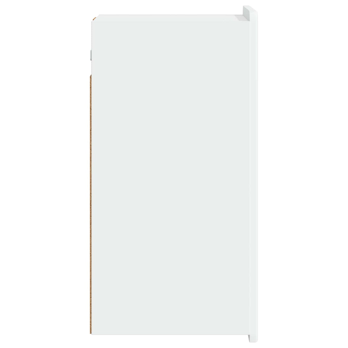 vidaXL Bathroom Wall Cabinet ZWOLLE High Gloss White 30 x 31 x 63 cm