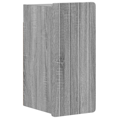 vidaXL Bathroom Wall Cabinet ZWOLLE Grey Sonoma 30 x 31 x 63 cm
