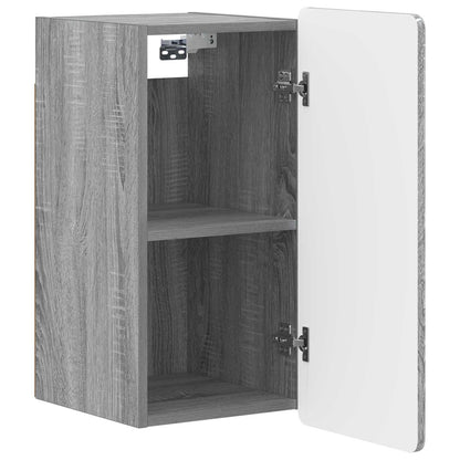 vidaXL Bathroom Wall Cabinet ZWOLLE Grey Sonoma 30 x 31 x 63 cm