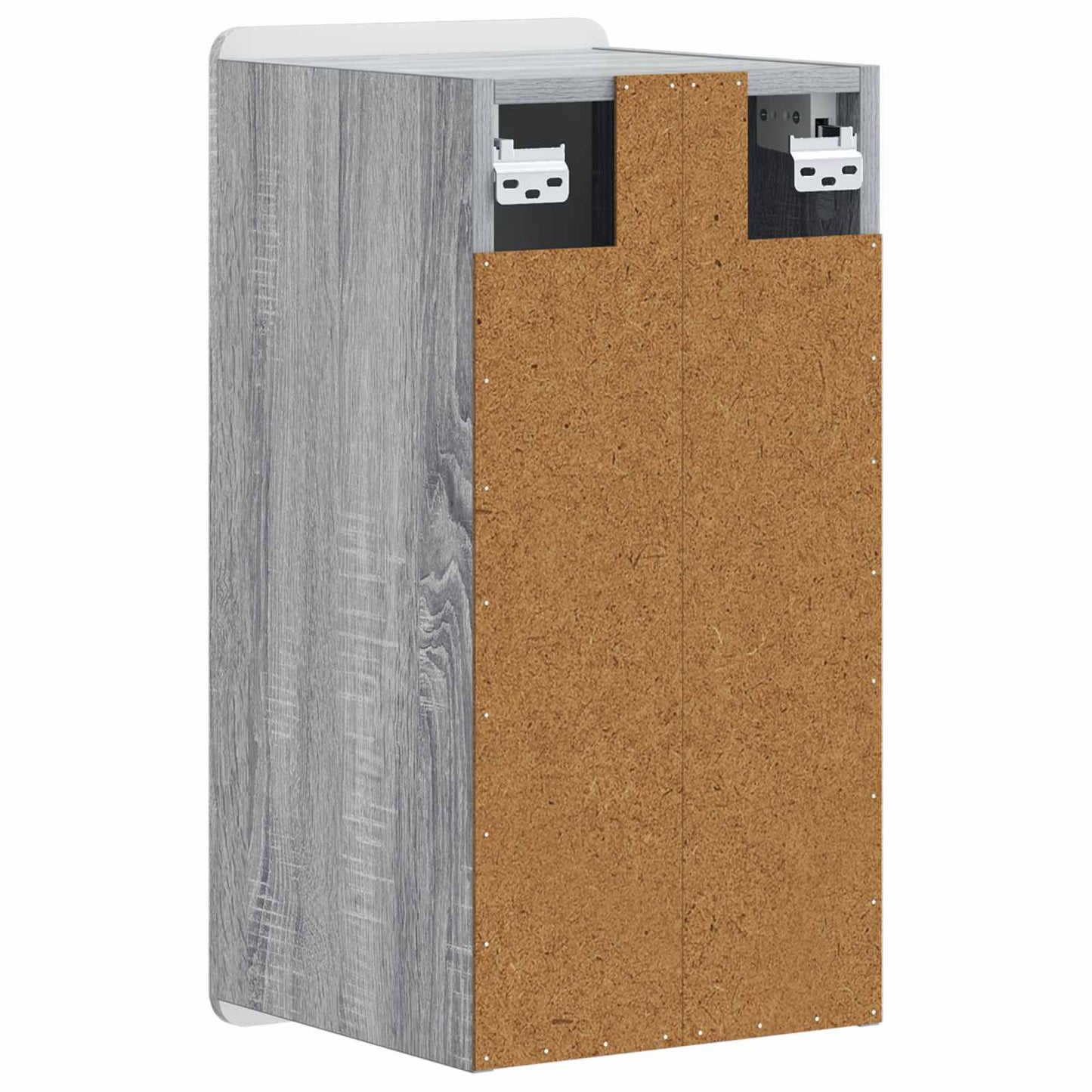 vidaXL Bathroom Wall Cabinet ZWOLLE Grey Sonoma 30 x 31 x 63 cm