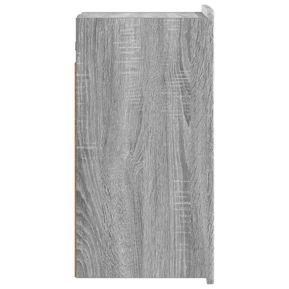 vidaXL Bathroom Wall Cabinet ZWOLLE Grey Sonoma 30 x 31 x 63 cm