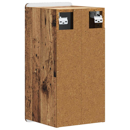 vidaXL Bathroom Wall Cabinet ZWOLLE Old Wood 30 x 31 x 63 cm