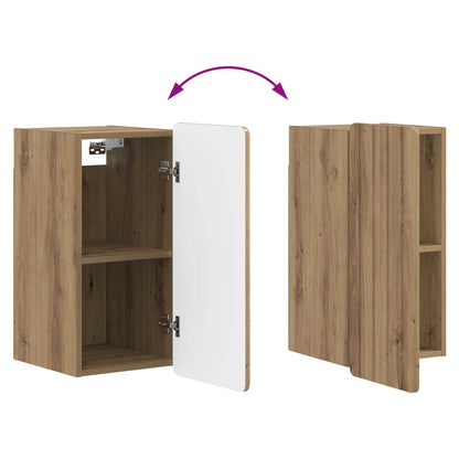 vidaXL Bathroom Wall Cabinet ZWOLLE Artisan Oak 30 x 31 x 63 cm
