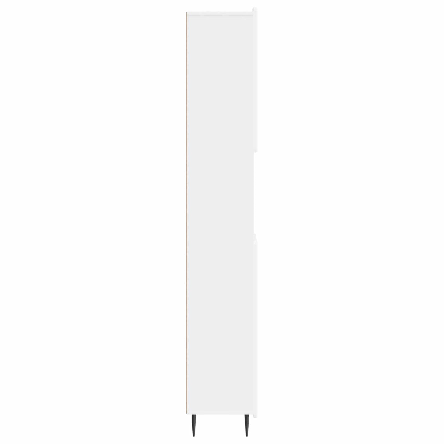 vidaXL Bathroom Cabinet with Open Shelf ZWOLLE White