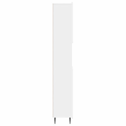 vidaXL Bathroom Cabinet with Open Shelf ZWOLLE White