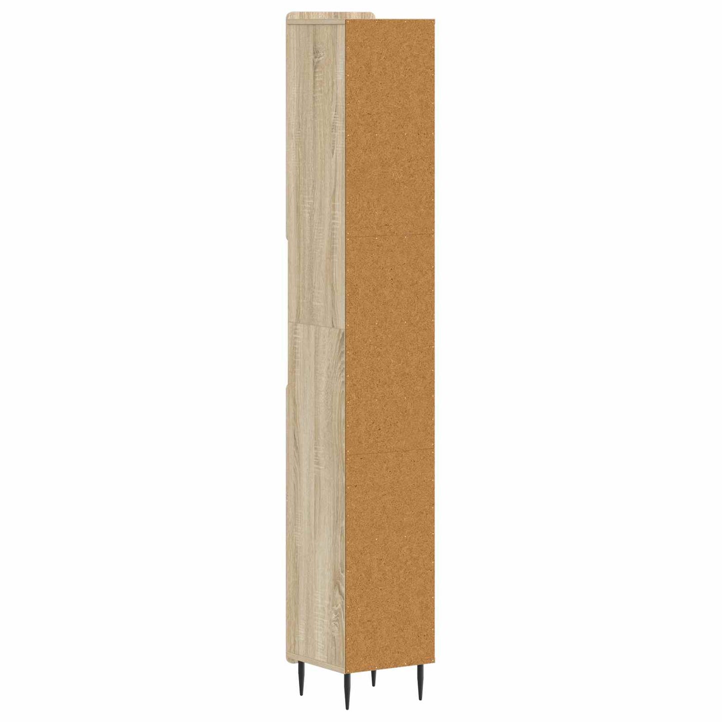 vidaXL Bathroom Cabinet with Open Shelf ZWOLLE Sonoma Oak