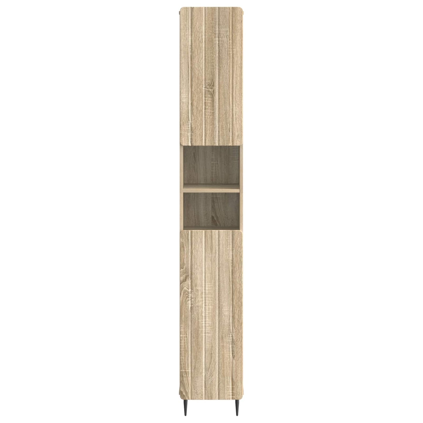vidaXL Bathroom Cabinet with Open Shelf ZWOLLE Sonoma Oak