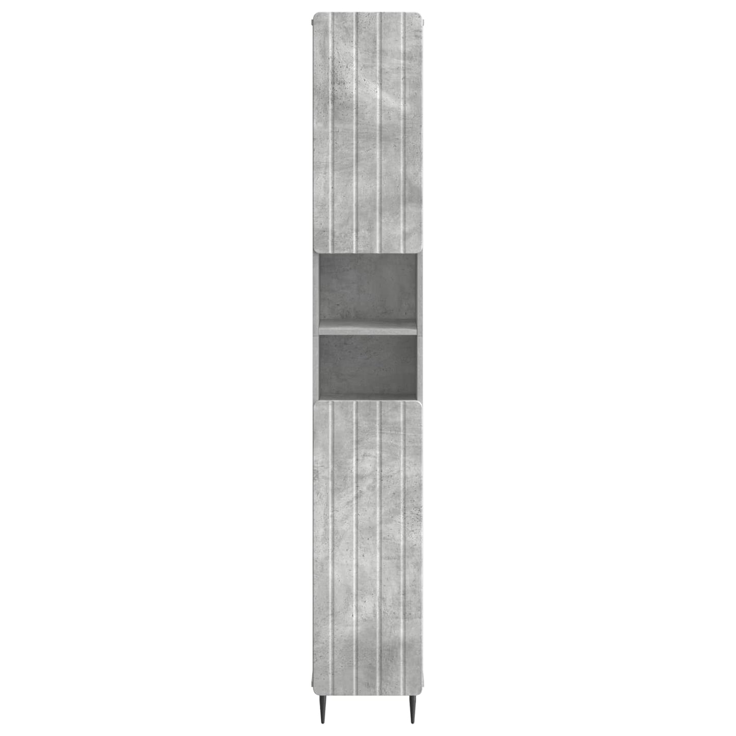 vidaXL Bathroom Cabinet with Open Shelf ZWOLLE Concrete Grey
