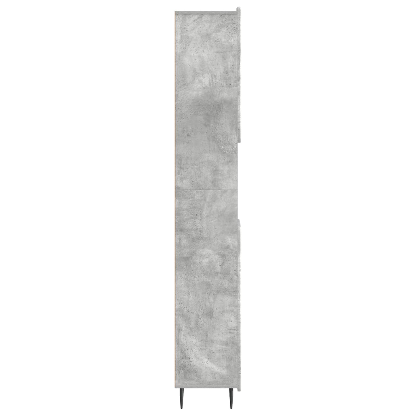 vidaXL Bathroom Cabinet with Open Shelf ZWOLLE Concrete Grey