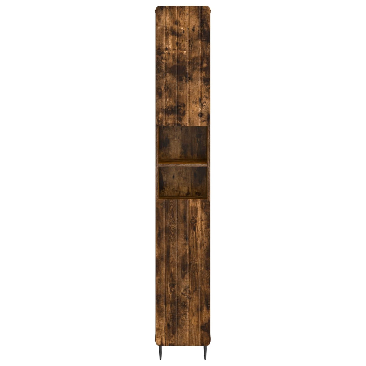 vidaXL Bathroom Cabinet with Open Shelf ZWOLLE Smoked Oak