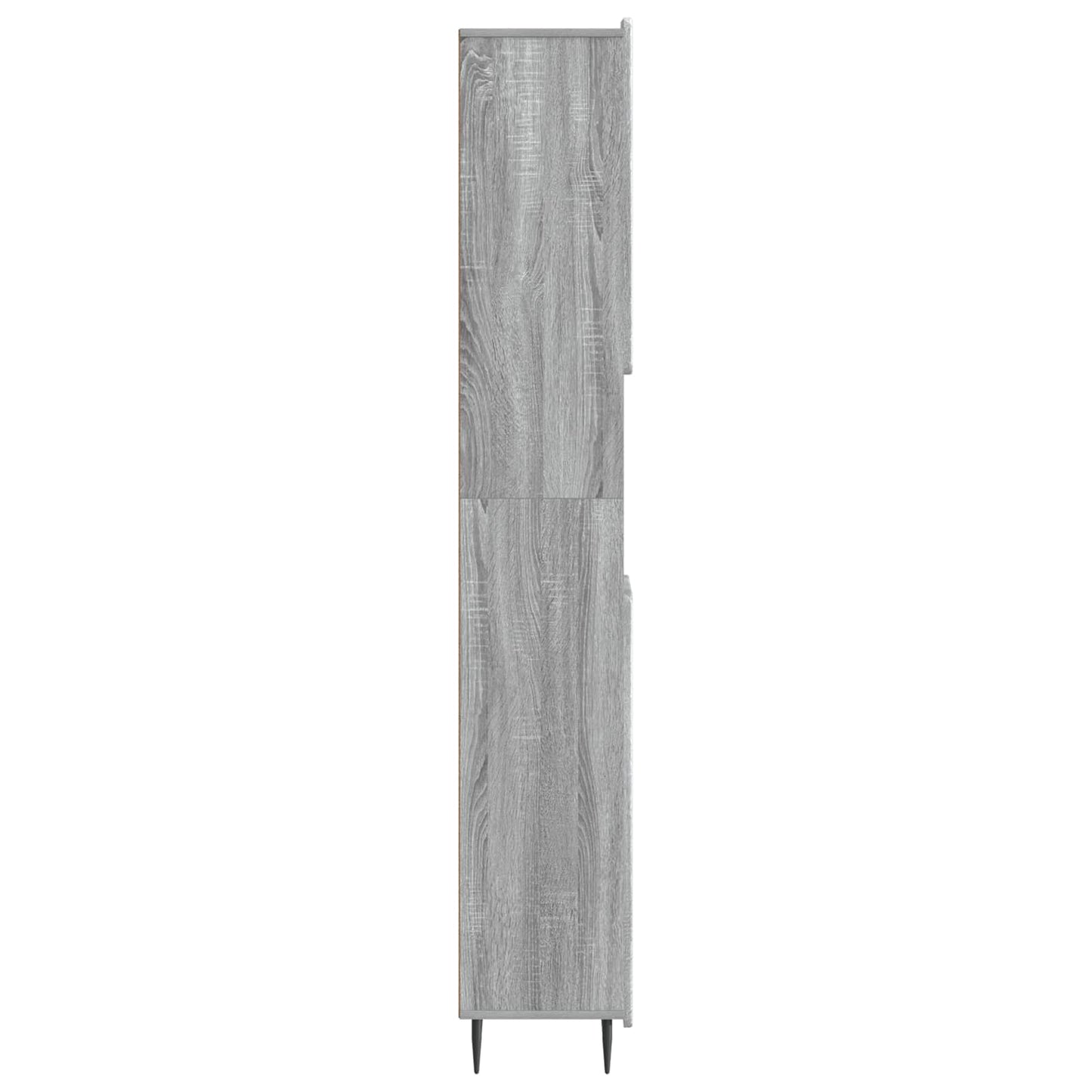 vidaXL Bathroom Cabinet with Open Shelf ZWOLLE Grey Sonoma