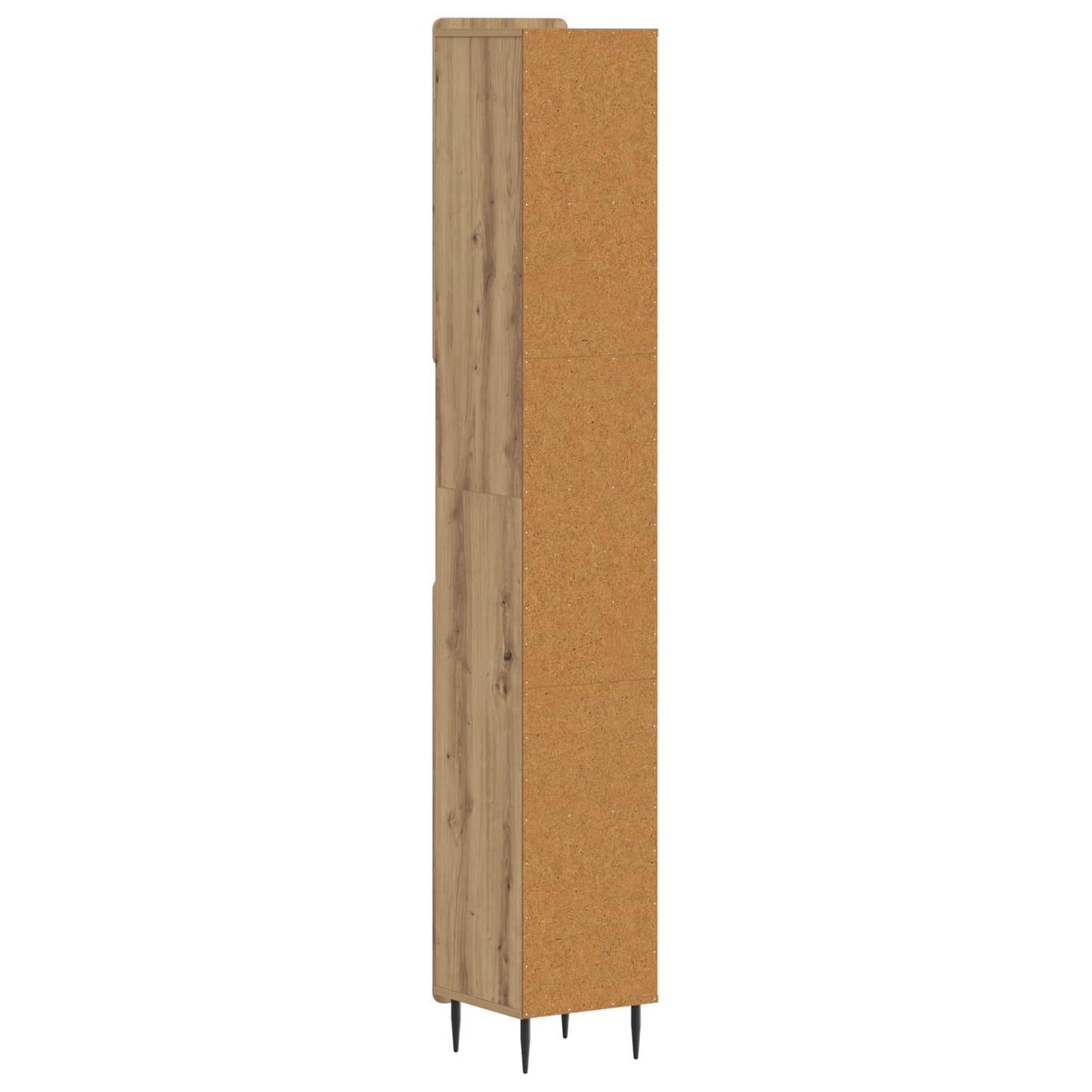 vidaXL Bathroom Cabinet with Open Shelf ZWOLLE Artisan Oak
