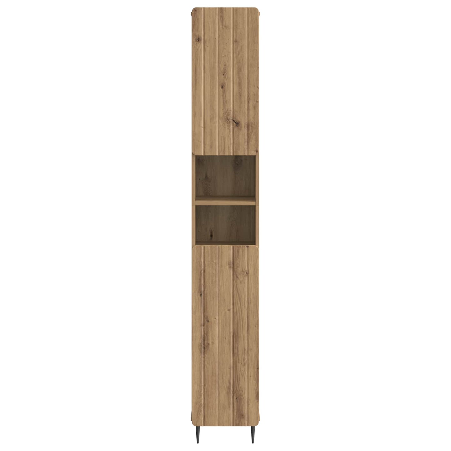 vidaXL Bathroom Cabinet with Open Shelf ZWOLLE Artisan Oak