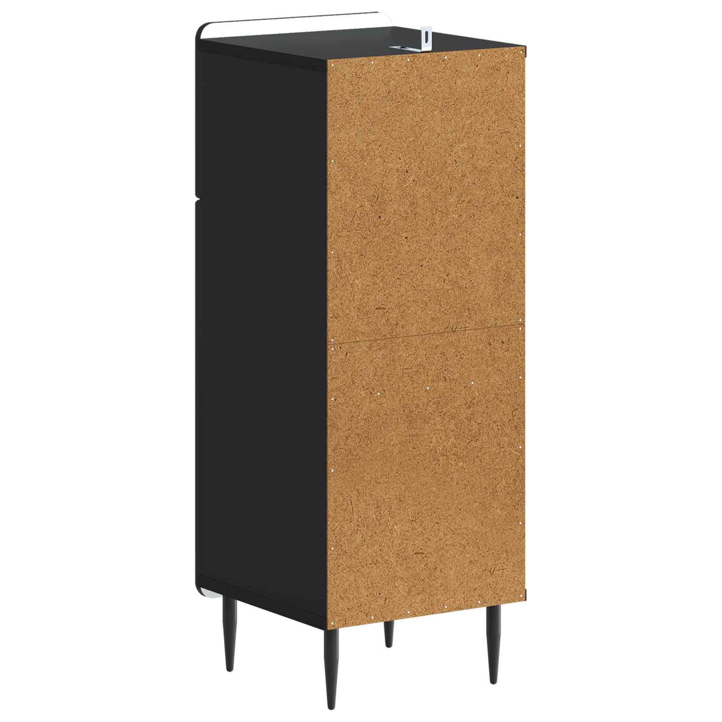 vidaXL Bathroom Storage Cainet ZWOLLE Black 30 x 31 x 79.5 cm