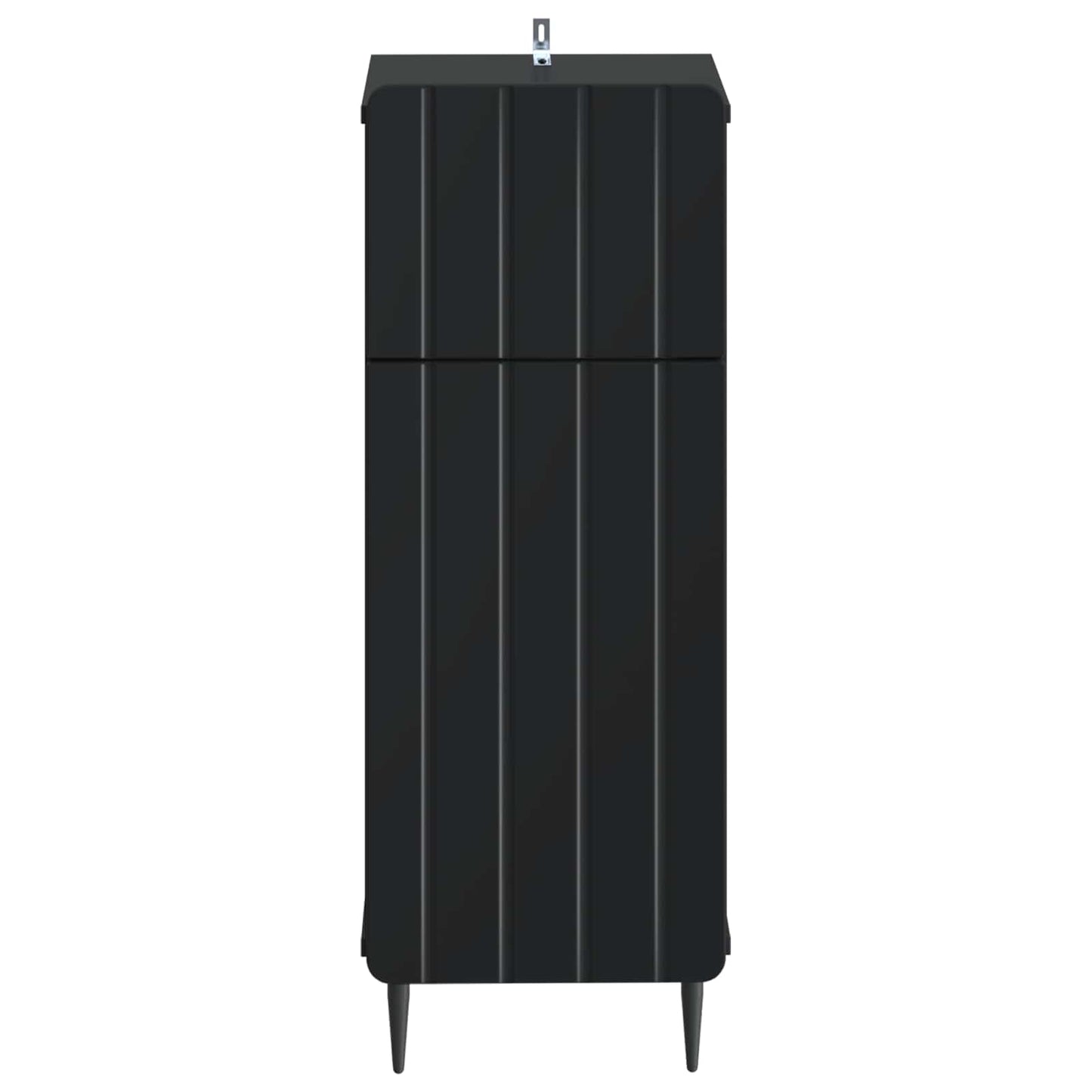vidaXL Bathroom Storage Cainet ZWOLLE Black 30 x 31 x 79.5 cm