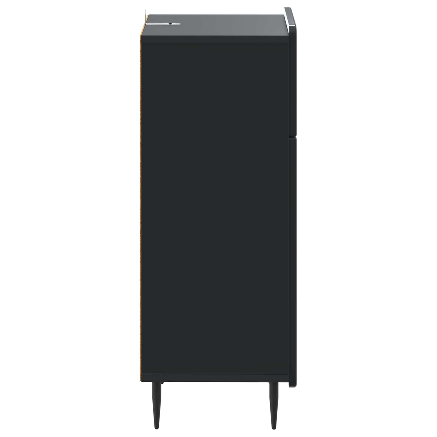 vidaXL Bathroom Storage Cainet ZWOLLE Black 30 x 31 x 79.5 cm