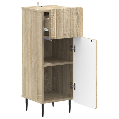 vidaXL Bathroom Storage Cainet ZWOLLE Sonoma Oak 30 x 31 x 79.5 cm