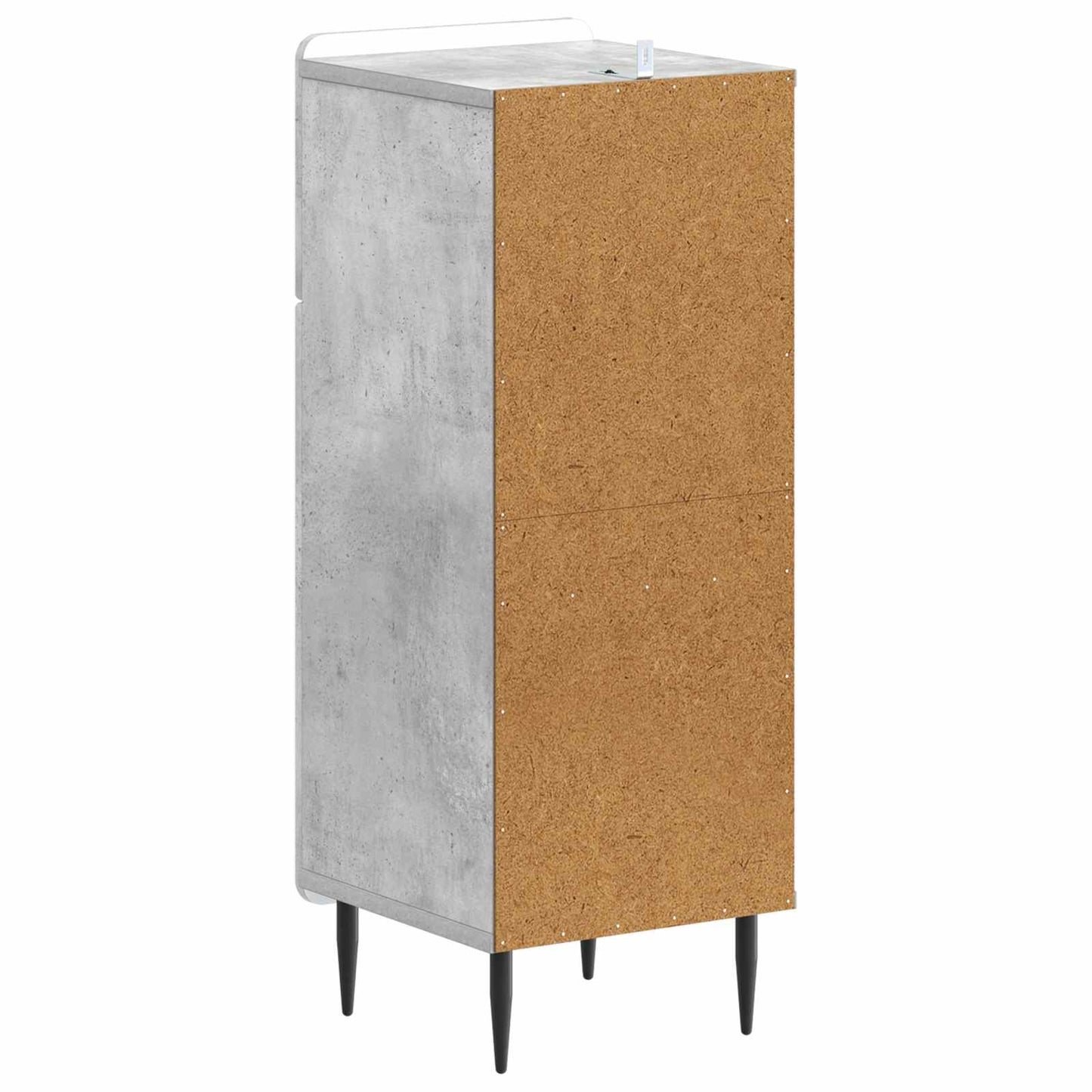 vidaXL Bathroom Storage Cainet ZWOLLE Concrete Grey 30 x 31 x 79.5 cm