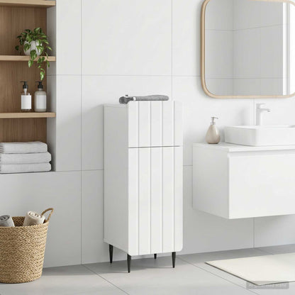 vidaXL Bathroom Storage Cainet ZWOLLE High Gloss White