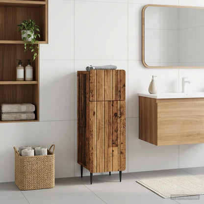 vidaXL Bathroom Storage Cainet ZWOLLE Old Wood 30 x 31 x 79.5 cm