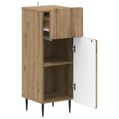 vidaXL Bathroom Storage Cainet ZWOLLE Artisan Oak 30 x 31 x 79.5 cm