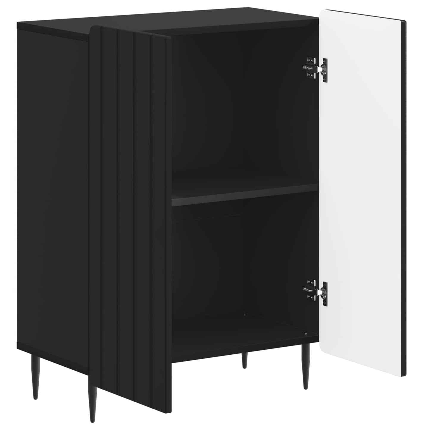 vidaXL Bathroom Storage Cainet ZWOLLE Black 59.5 x 31 x 79.5 cm