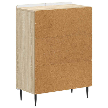 vidaXL Bathroom Storage Cainet ZWOLLE Sonoma Oak 59.5 x 31 x 79.5 cm