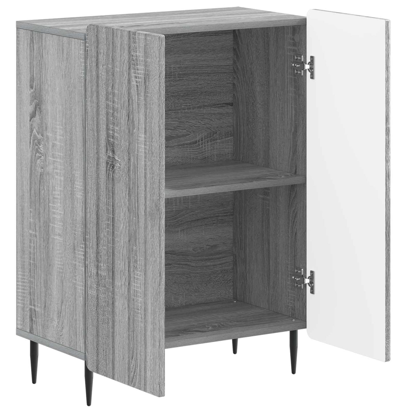 vidaXL Bathroom Storage Cainet ZWOLLE Grey Sonoma 59.5 x 31 x 79.5 cm