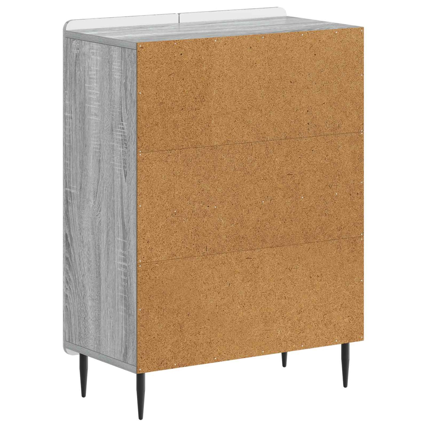vidaXL Bathroom Storage Cainet ZWOLLE Grey Sonoma 59.5 x 31 x 79.5 cm