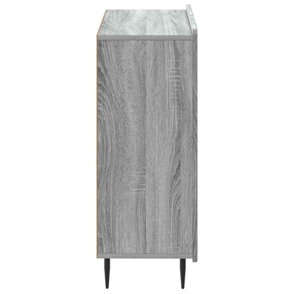 vidaXL Bathroom Storage Cainet ZWOLLE Grey Sonoma 59.5 x 31 x 79.5 cm