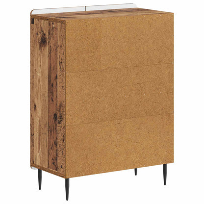 vidaXL Bathroom Storage Cainet ZWOLLE Old Wood 59.5 x 31 x 79.5 cm