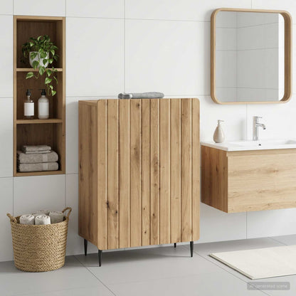 vidaXL Bathroom Storage Cainet ZWOLLE Artisan Oak 59.5 x 31 x 79.5 cm