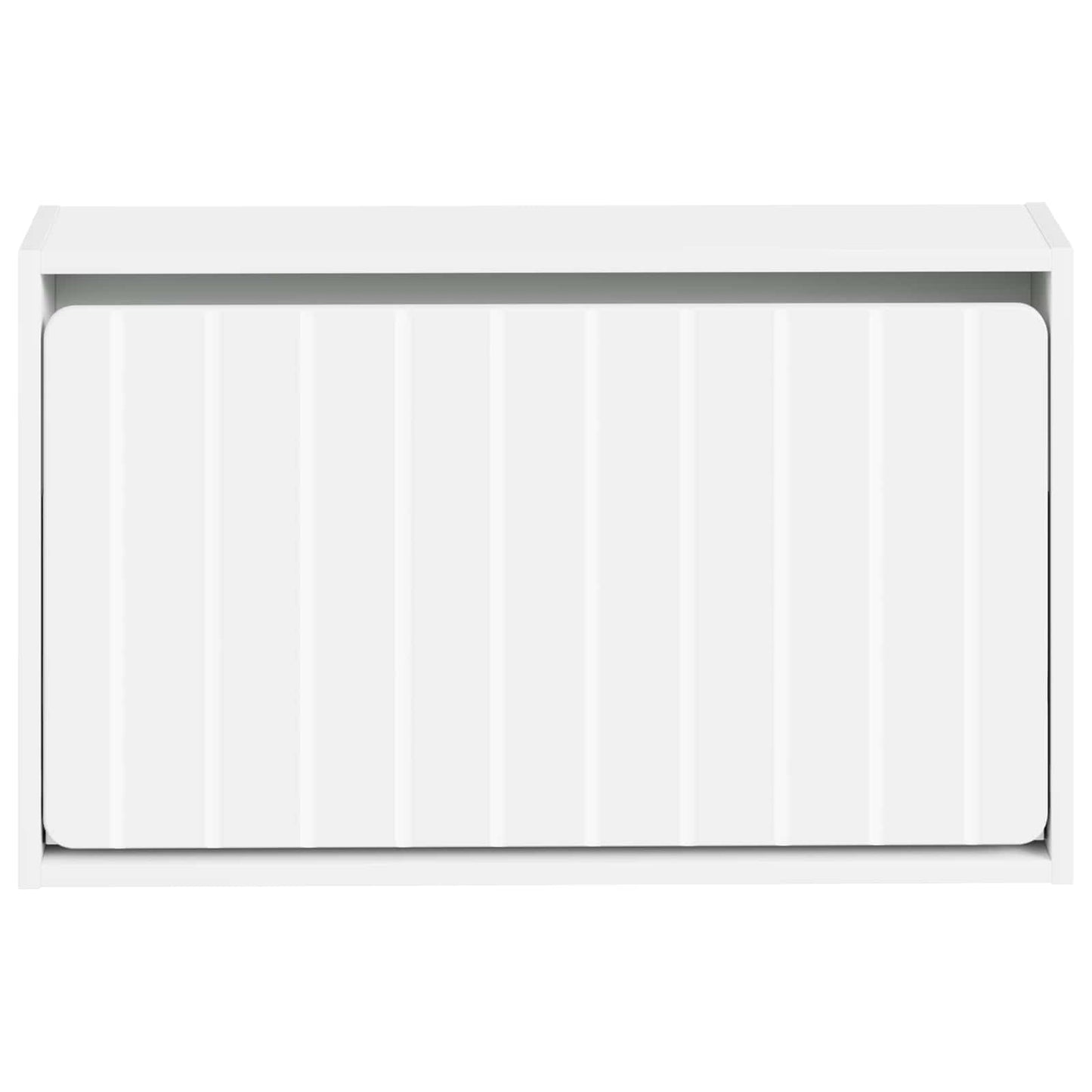 vidaXL Wall-Mounted Shoe Cabinet ZWOLLE 71 x 17 x 43 cm White