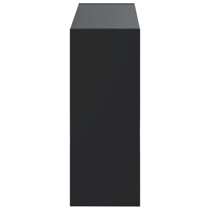 vidaXL Wall-Mounted Shoe Cabinet ZWOLLE 71 x 17 x 43 cm Black