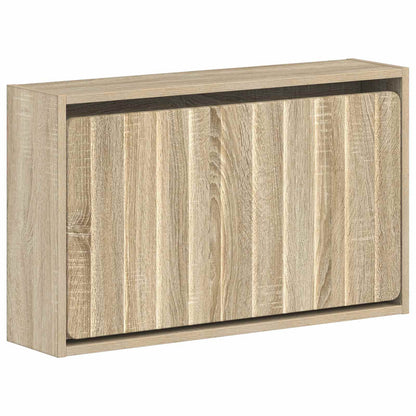 vidaXL Wall-Mounted Shoe Cabinet ZWOLLE 71 x 17 x 43 cm Sonoma Oak