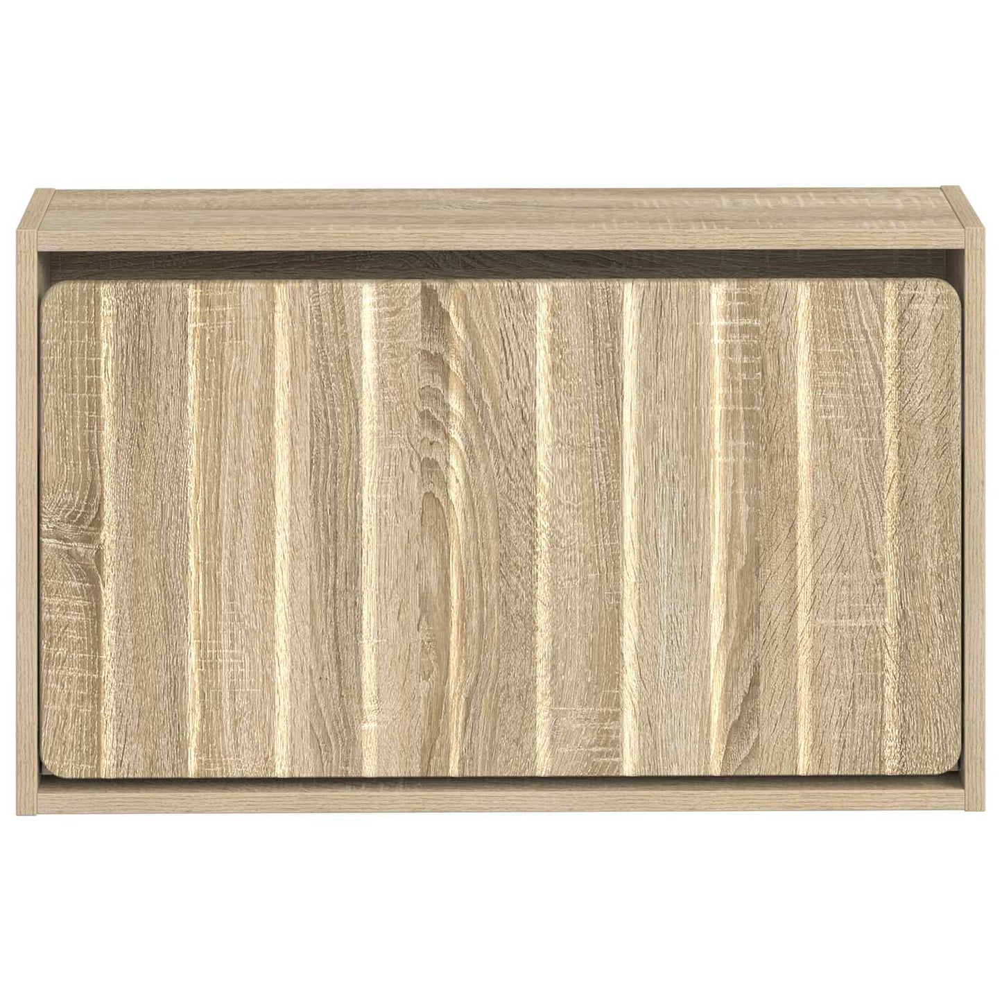 vidaXL Wall-Mounted Shoe Cabinet ZWOLLE 71 x 17 x 43 cm Sonoma Oak