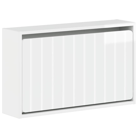 vidaXL Wall-Mounted Shoe Cabinet ZWOLLE 71 x 17 x 43 cm