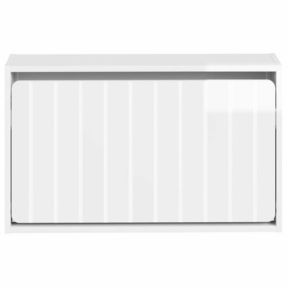 vidaXL Wall-Mounted Shoe Cabinet ZWOLLE 71 x 17 x 43 cm