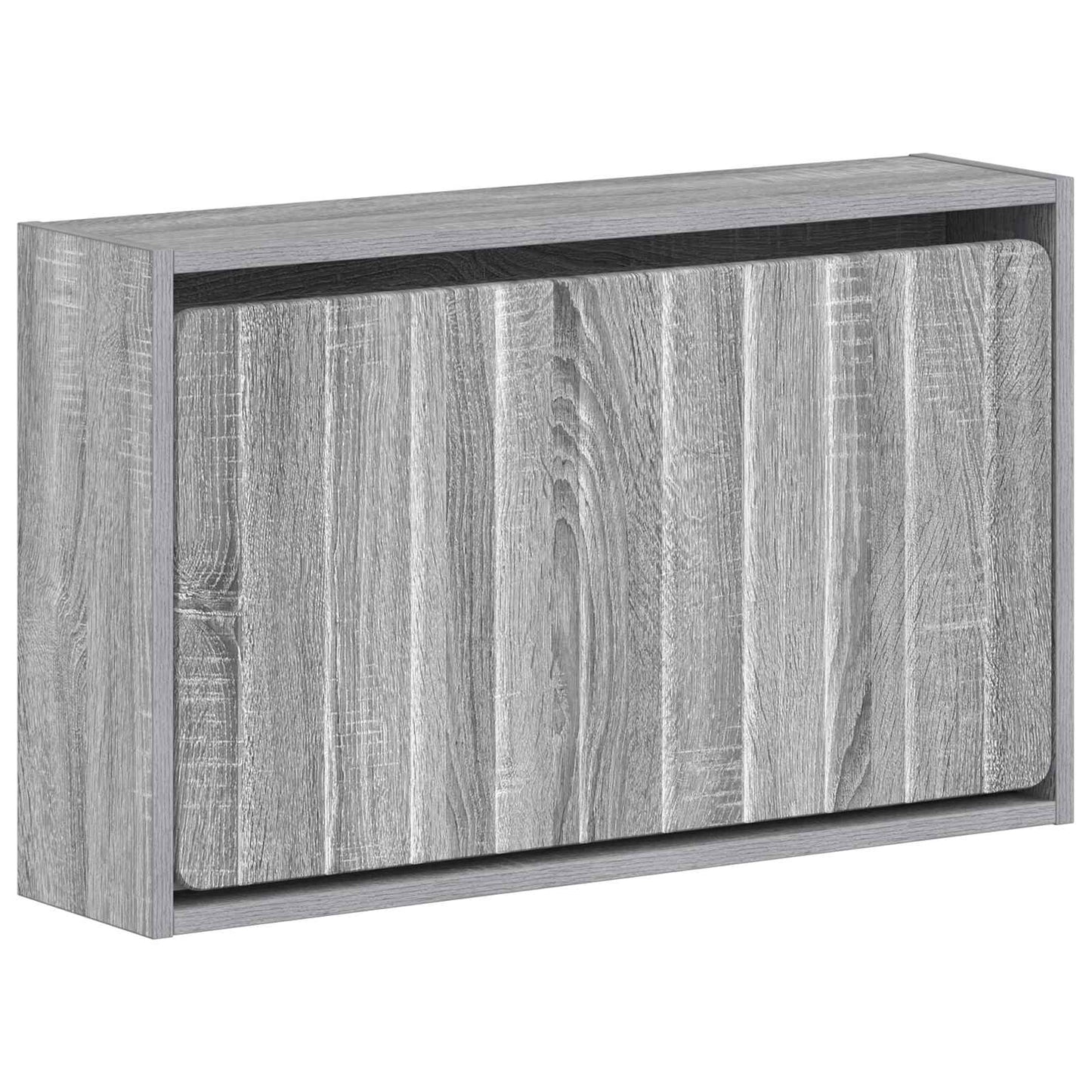 vidaXL Wall-Mounted Shoe Cabinet ZWOLLE 71 x 17 x 43 cm Grey Sonoma