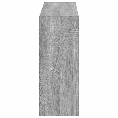 vidaXL Wall-Mounted Shoe Cabinet ZWOLLE 71 x 17 x 43 cm Grey Sonoma