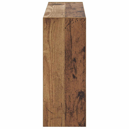 vidaXL Wall-Mounted Shoe Cabinet ZWOLLE 71 x 17 x 43 cm Old Wood