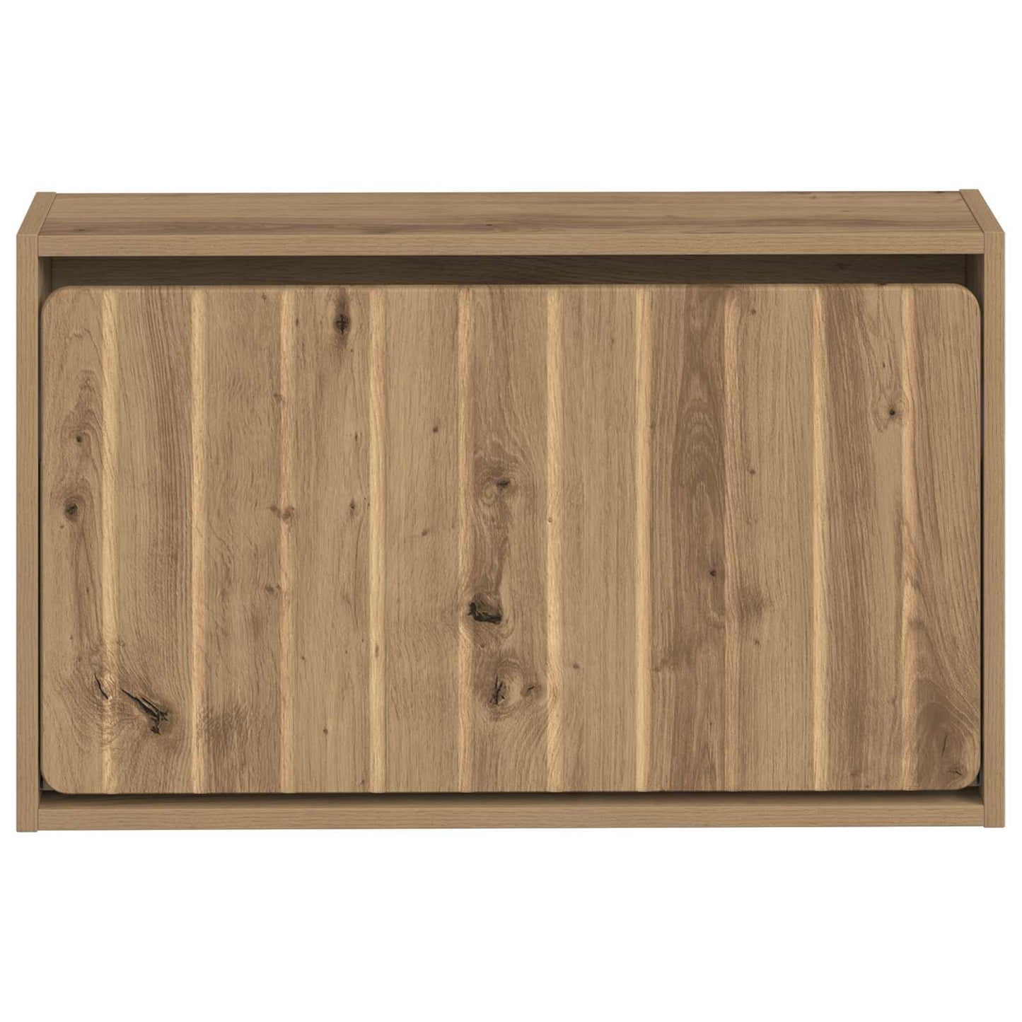 vidaXL Wall-Mounted Shoe Cabinet ZWOLLE 71 x 17 x 43 cm Artisan Oak