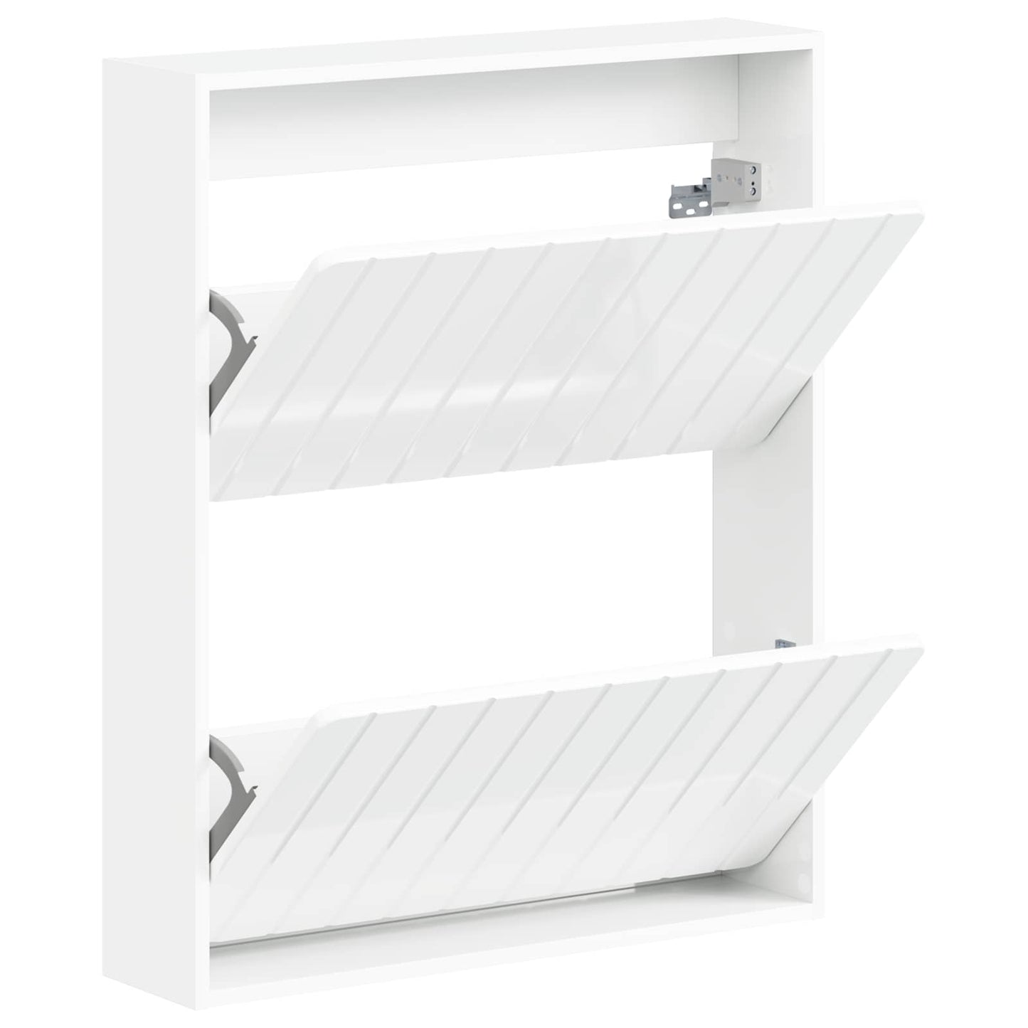 vidaXL Wall-Mounted Shoe Cabinet ZWOLLE 71 x 17 x 86 cm