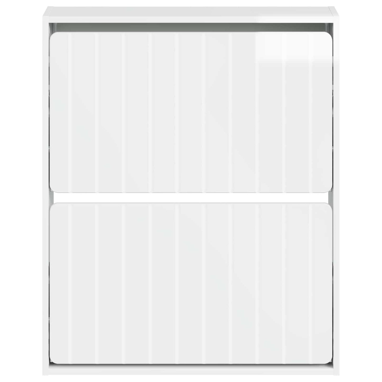 vidaXL Wall-Mounted Shoe Cabinet ZWOLLE 71 x 17 x 86 cm