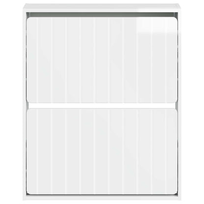vidaXL Wall-Mounted Shoe Cabinet ZWOLLE 71 x 17 x 86 cm