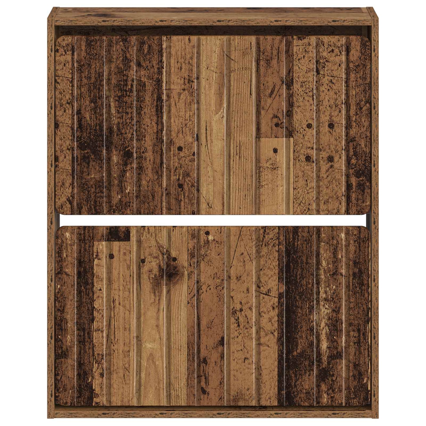 vidaXL Wall-Mounted Shoe Cabinet ZWOLLE 71 x 17 x 86 cm Old Wood