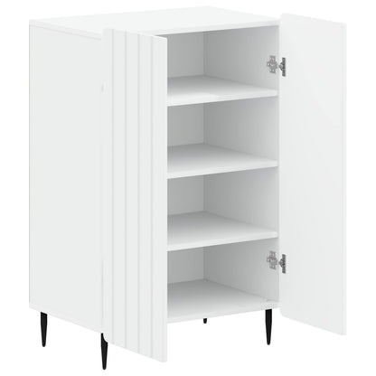 vidaXL Shoe Cabinet ZWOLLE 59.5 x 39.5 x 91.5 cm Engineered Wood White