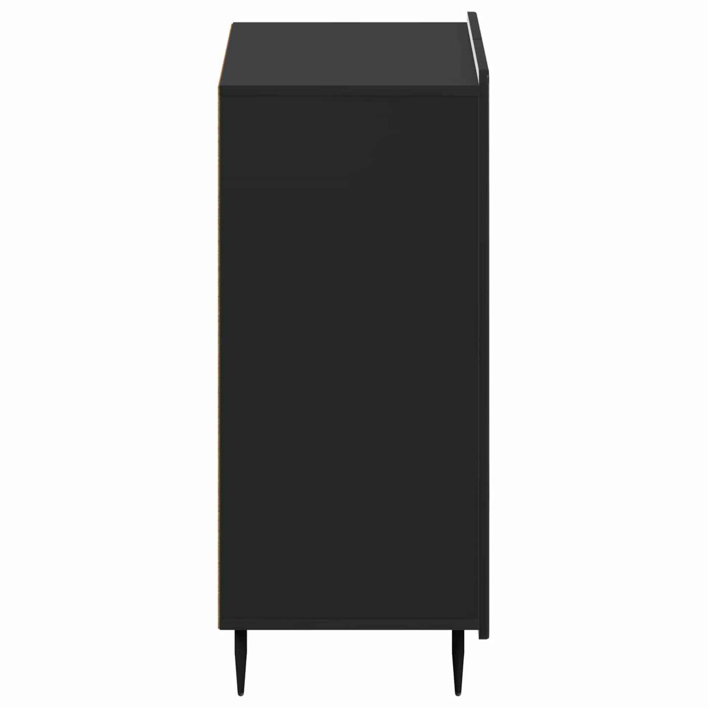 vidaXL Shoe Cabinet ZWOLLE 59.5 x 39.5 x 91.5 cm Engineered Wood Black